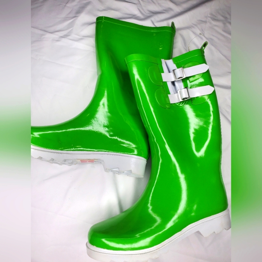 Henry Ferrera Bright Green Rain Boot